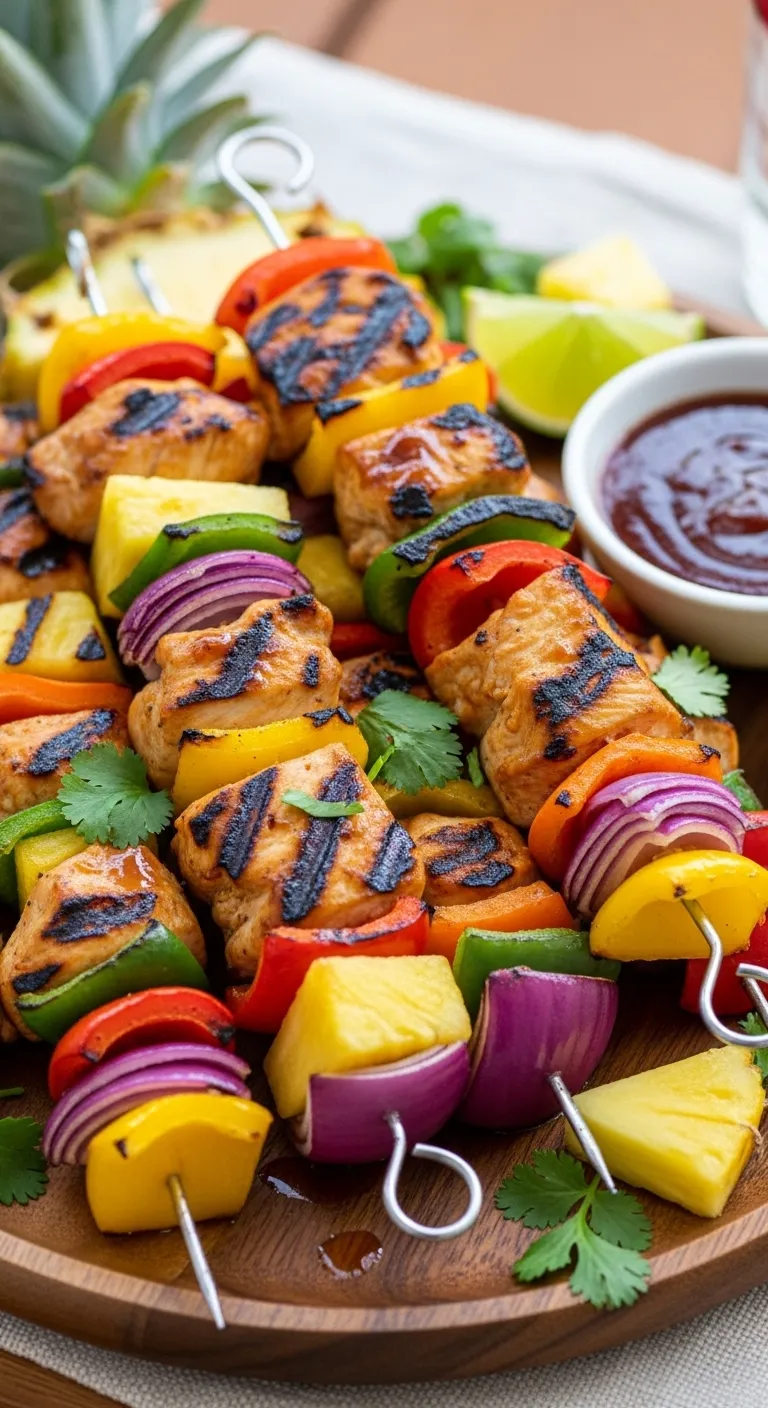 Hawaiian Chicken Kabobs