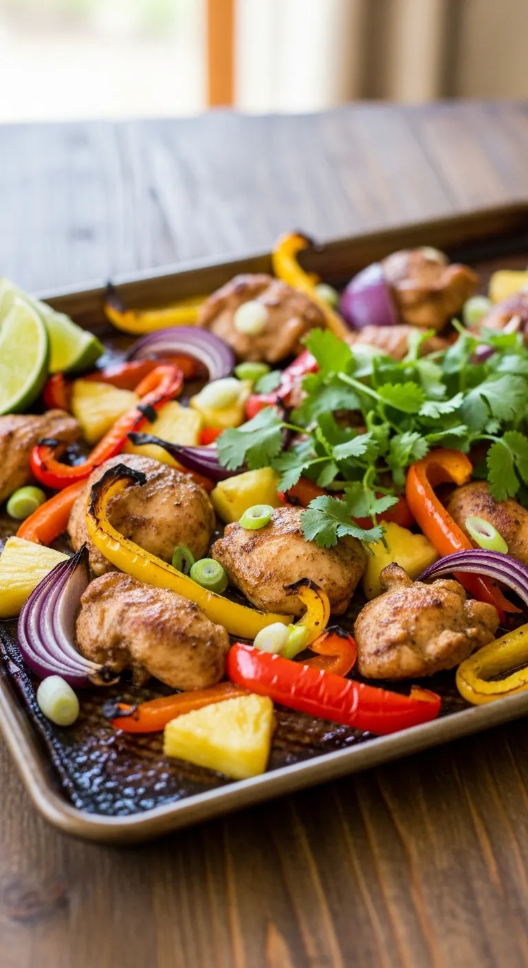 Hawaiian Chicken Sheet Pan