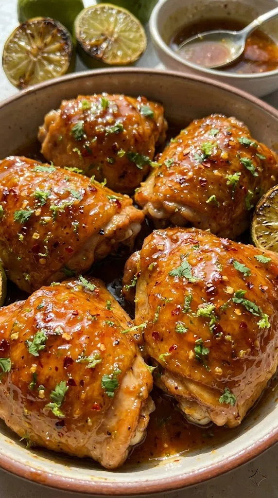Honey-Lime Chicken Thighs