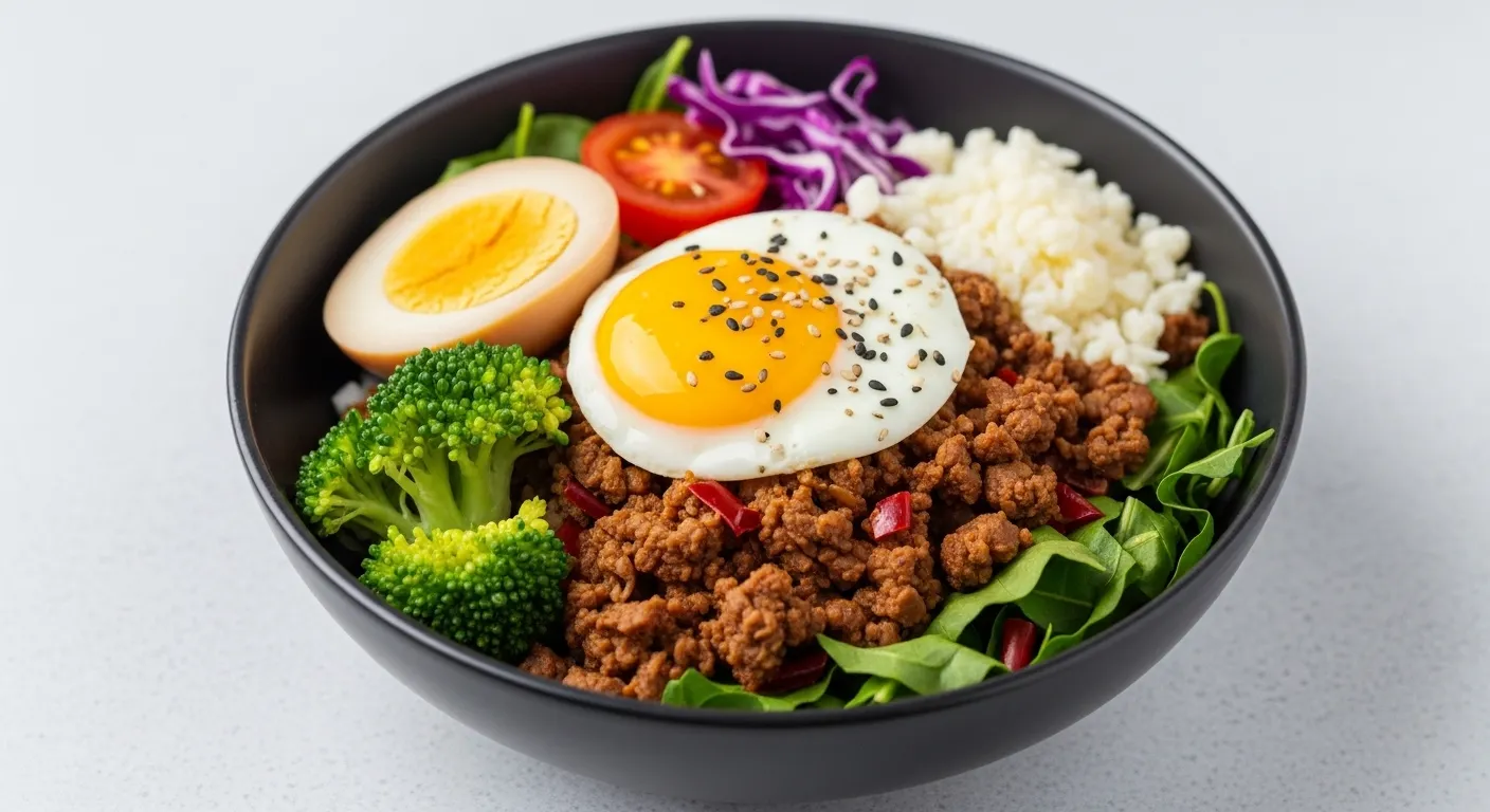 Low Carb Breakfast Burrito Bowl