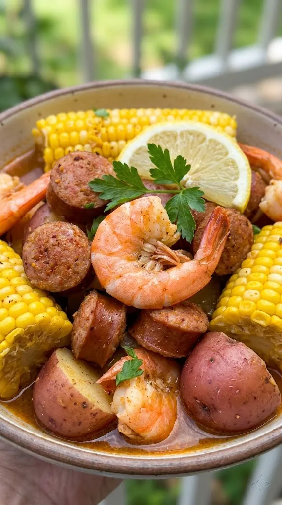 Low-Country Crockpot Shrimp Boil