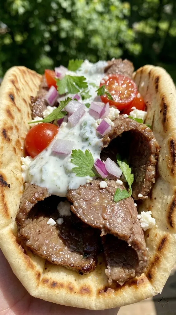 Mediterranean Beef Gyros