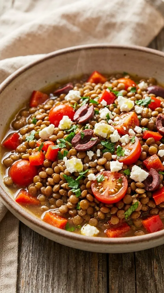 Mediterranean Lentil Salad