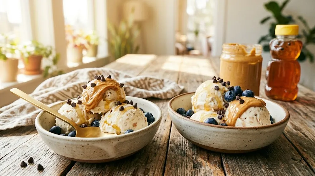 Peanut Butter Greek Frozen Yogurt