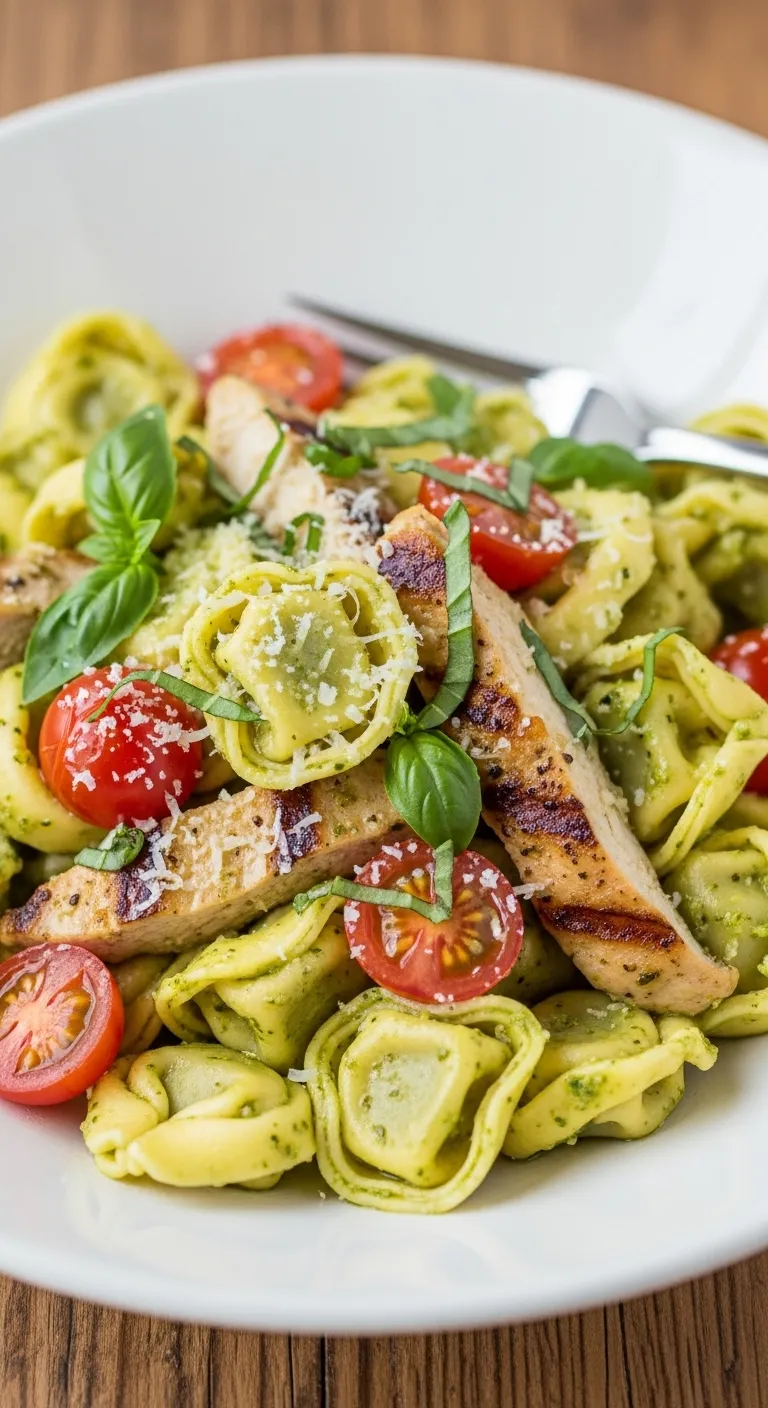 Pesto Chicken Tortellini