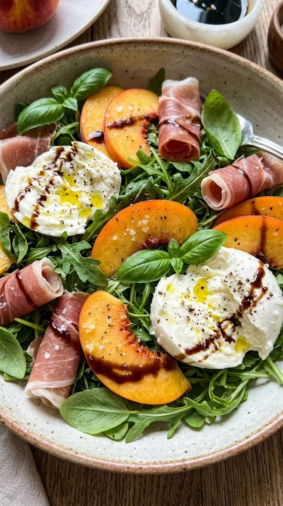 Prosciutto Salad with Creamy Mozzarella