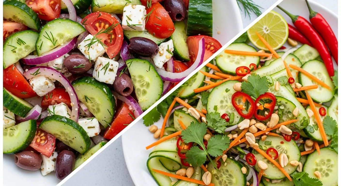 Refreshing Summer Cucumber Salads