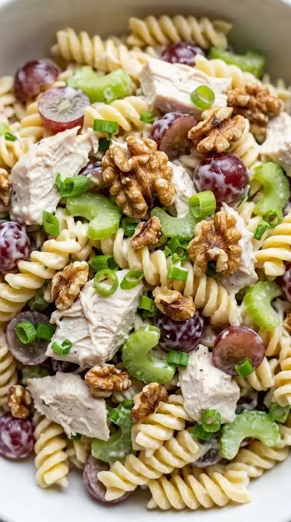 Savory Chicken Pasta Salad