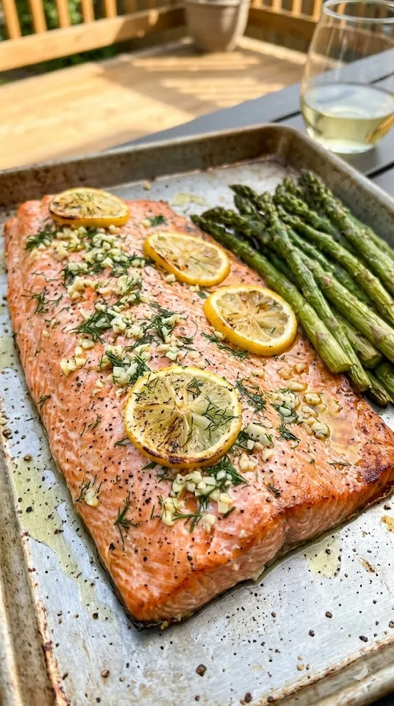 Sheet Pan Summer Salmon