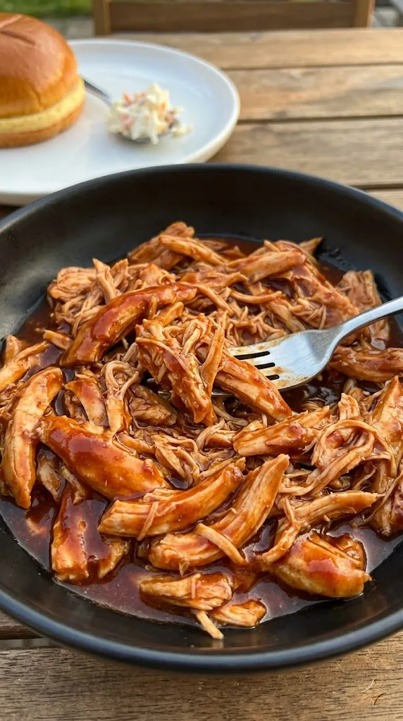 Slow Cooker BBQ Pulled Chicken