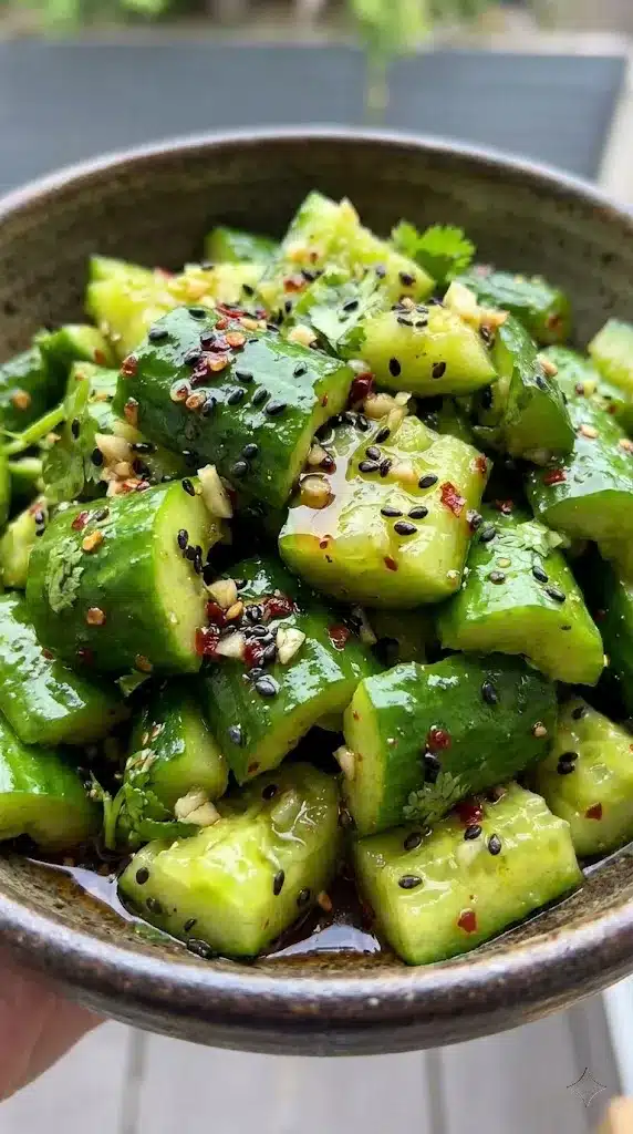 Smashed Cucumber & Sesame Zing