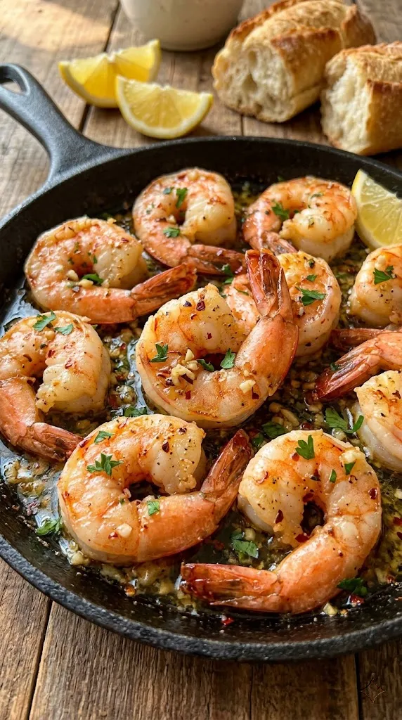 Spicy Garlic Butter Shrimp