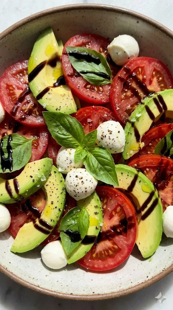 Summer Caprese with Avocado
