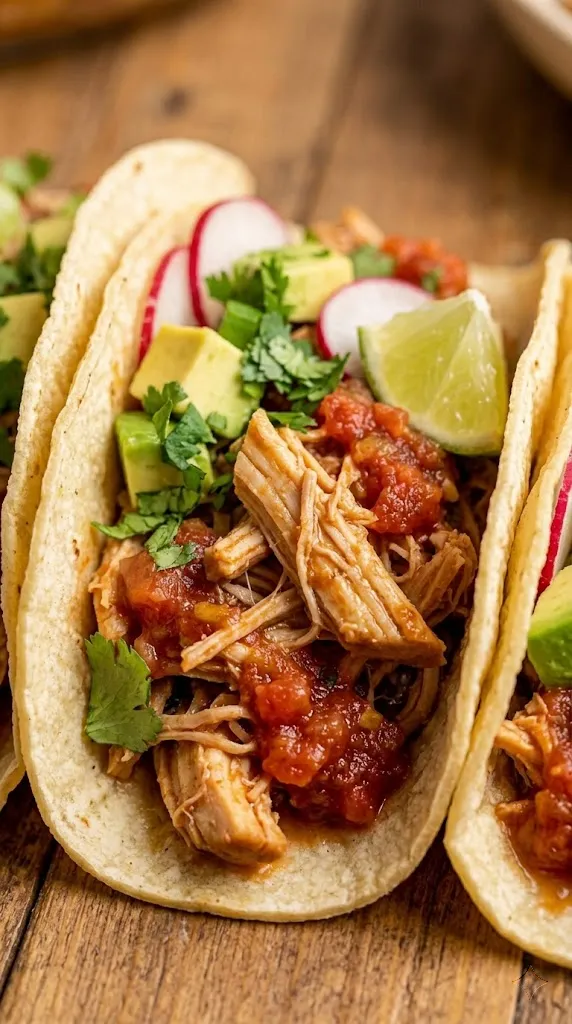 Summer Salsa Chicken Tacos