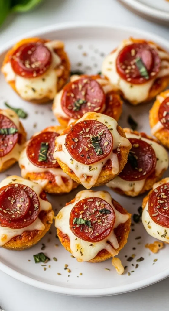 Ultimate Keto Pepperoni Pizza Bites