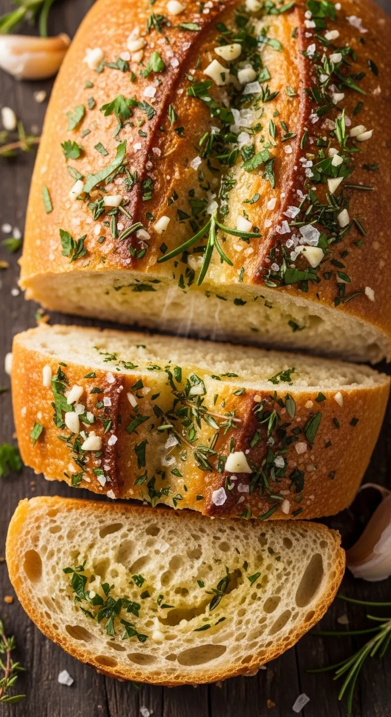 cheese garlic herb bread