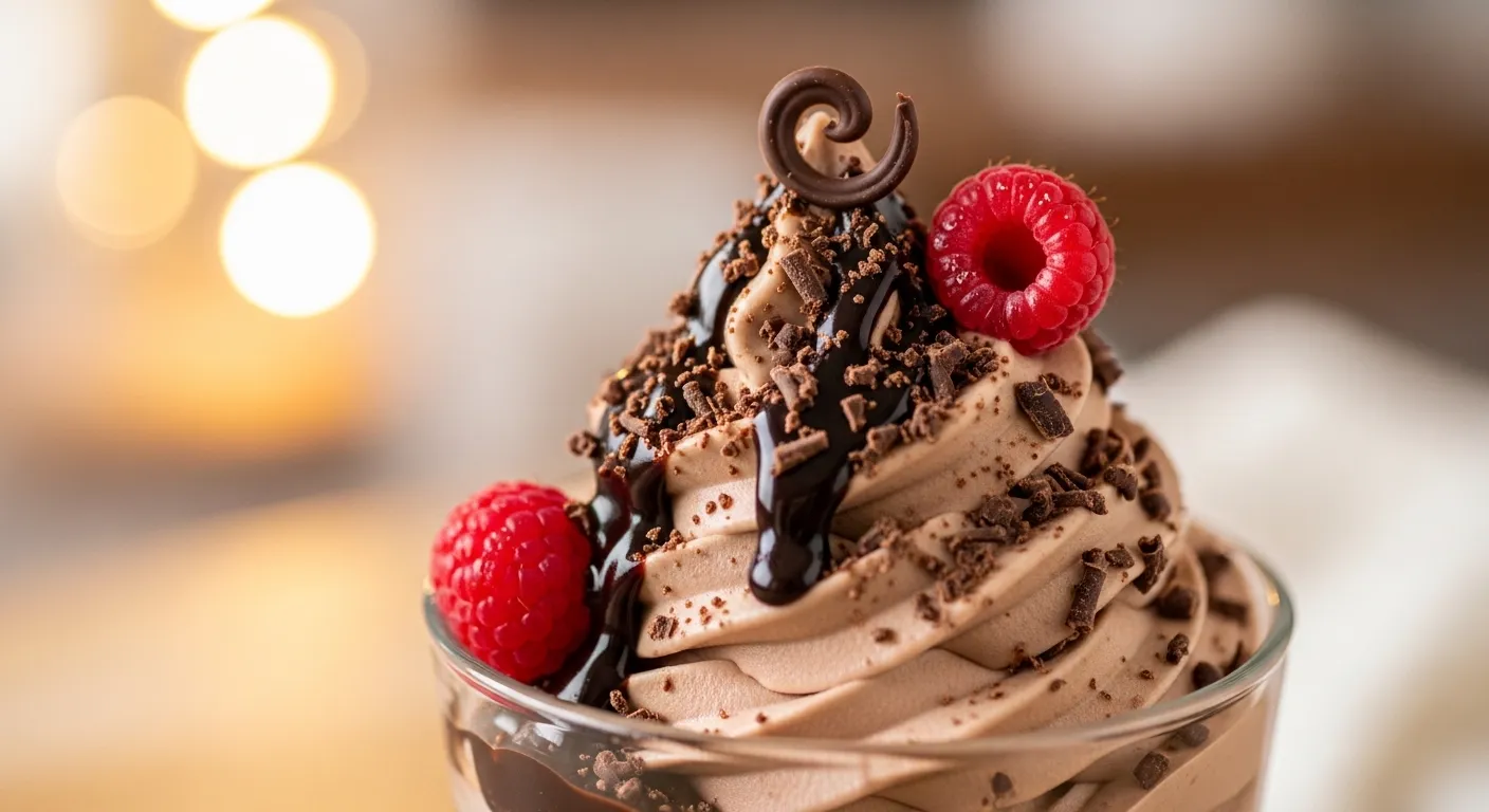frozen chocolate yogurt