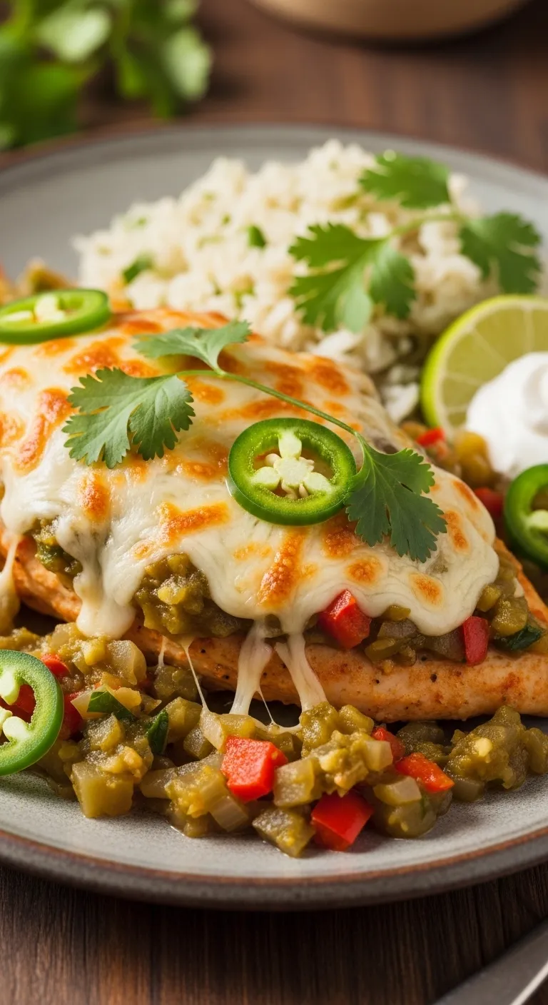 grilled salsa verde chicken
