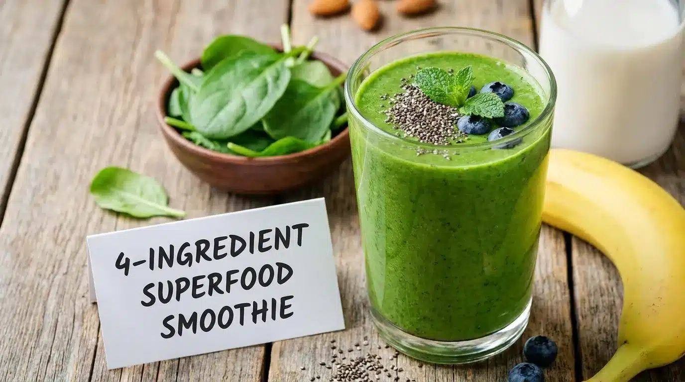 4-Ingredient Superfood Smoothie