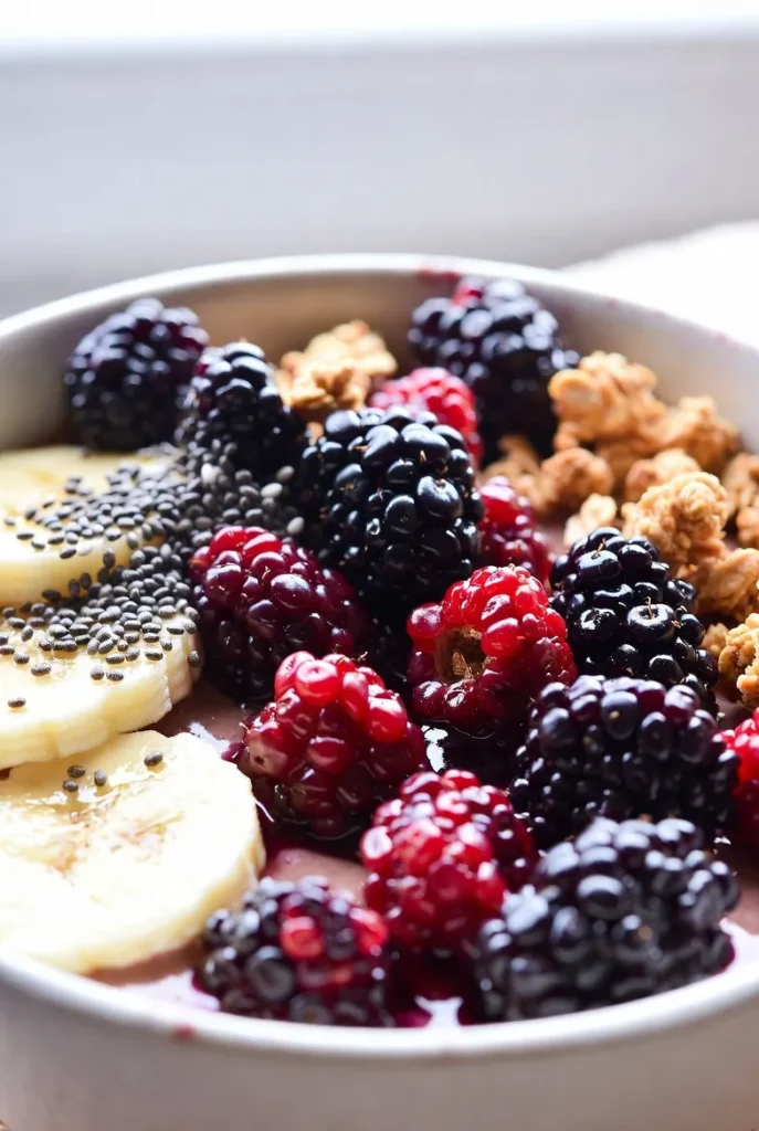 Easy Mulberry Smoothie Bowl Recipe