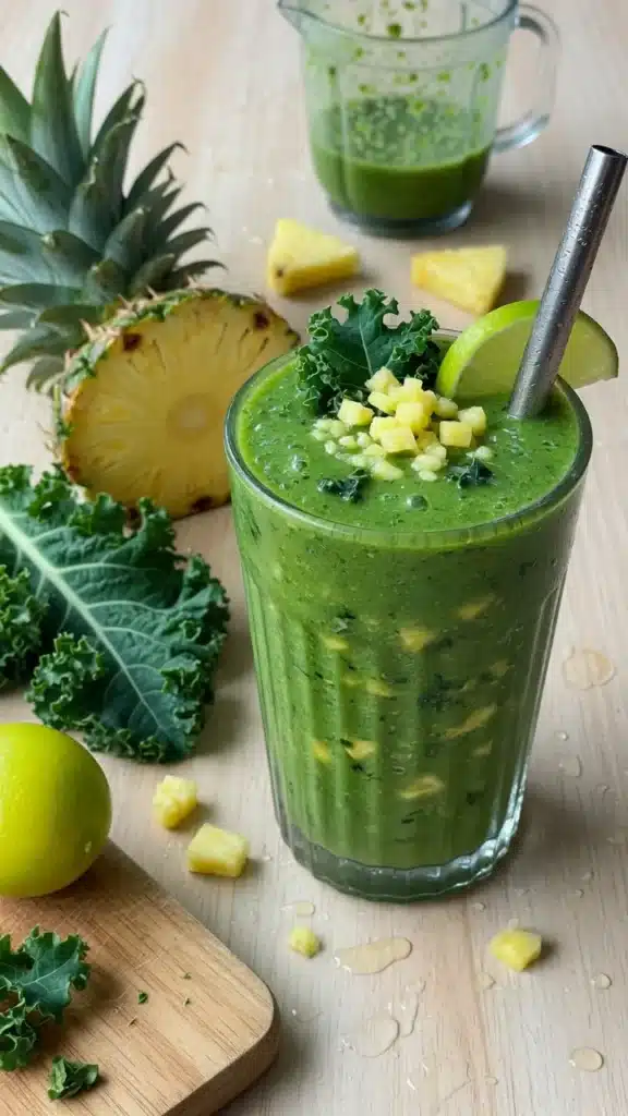 Kale and Pineapple Smoothie