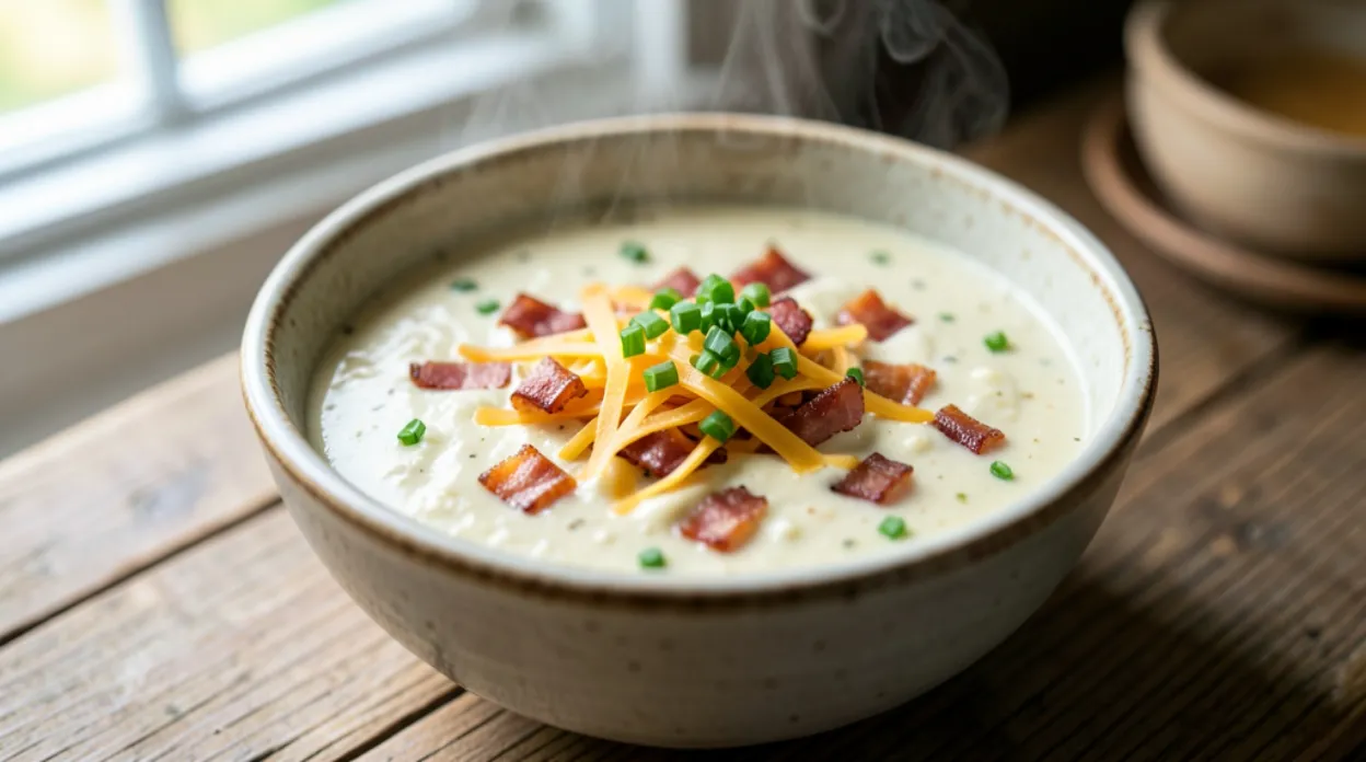 Keto Cauliflower Soup (Low Carb Comfort)