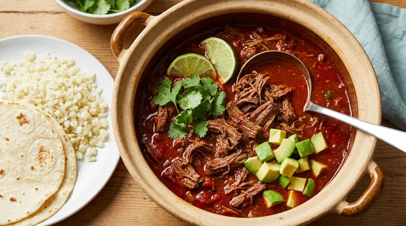 Keto Slow Cooker Mexican Shredded Beef