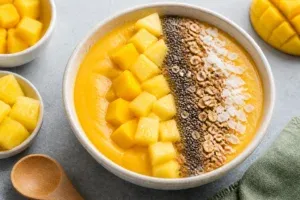 Mango Pineapple Smoothie Bowl Recipe