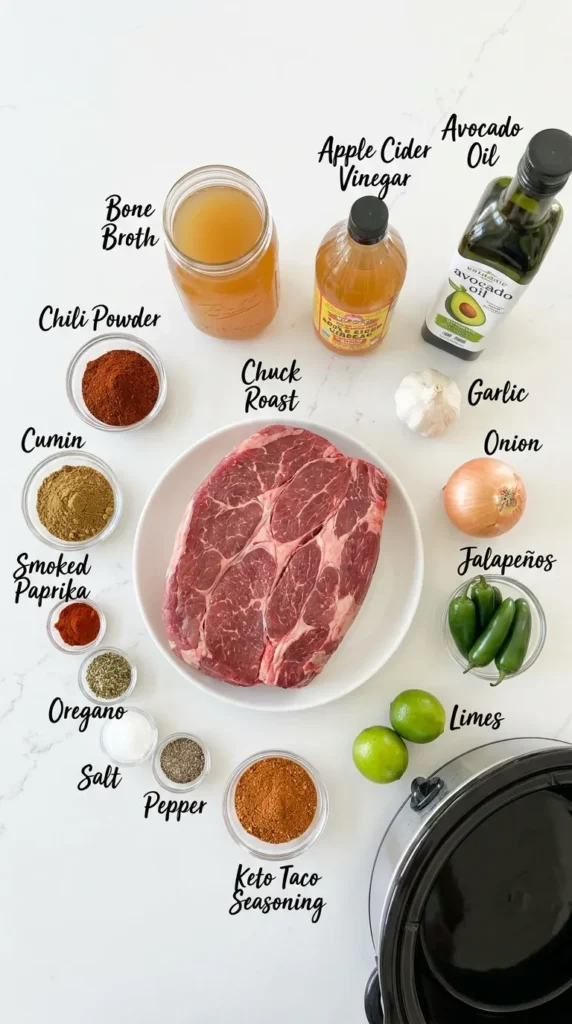 Mexican Shredded Beef ingredients list