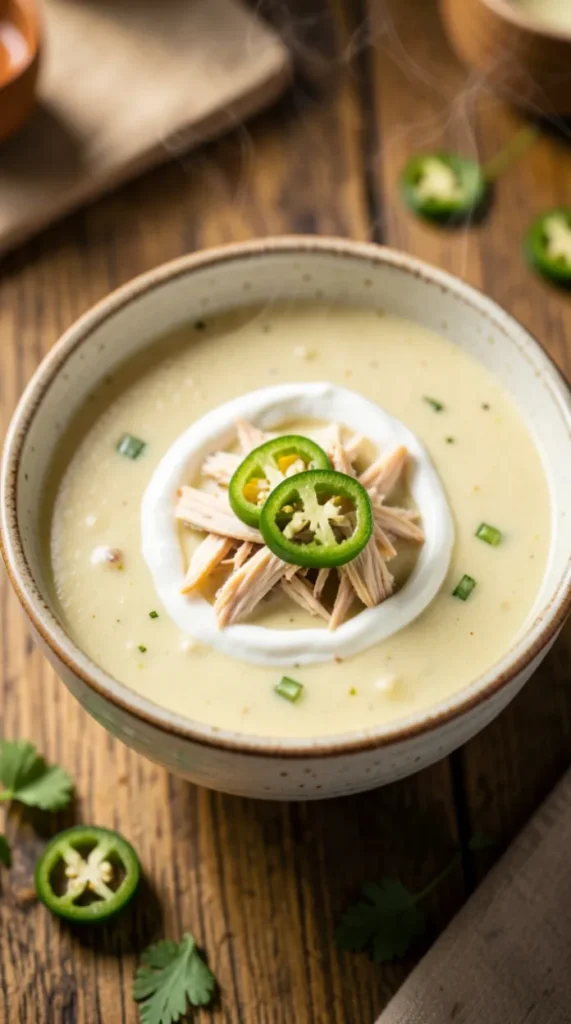 creamy chicken jalapeno soup