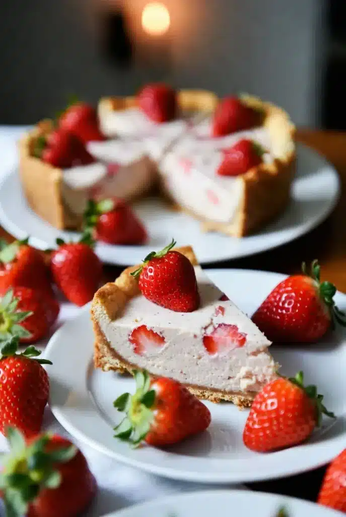 keto strawberry cheesecake bites