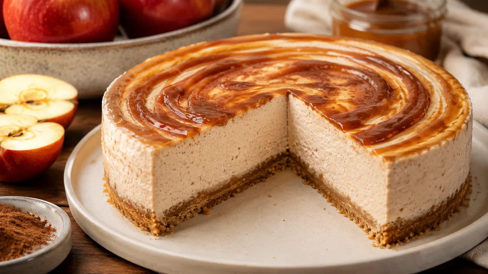 Apple Butter Cheesecake