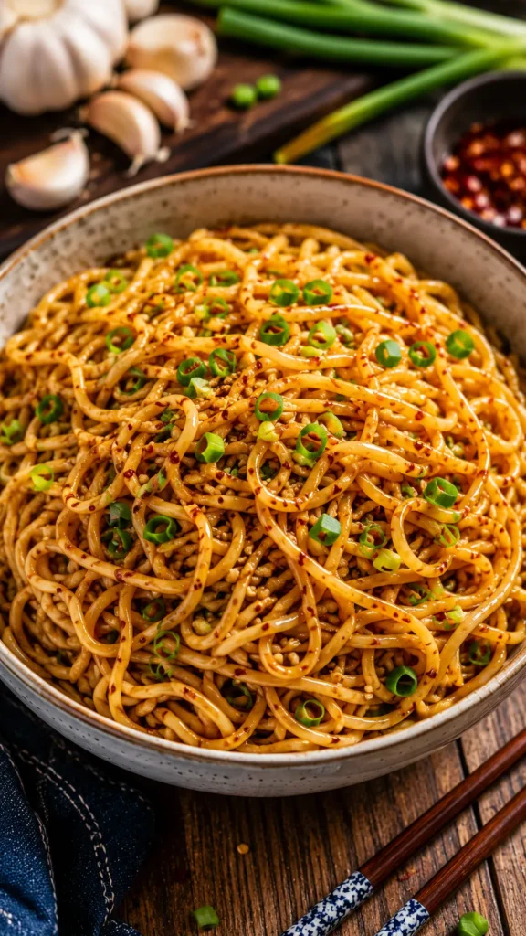 Chinese Garlic Noodles