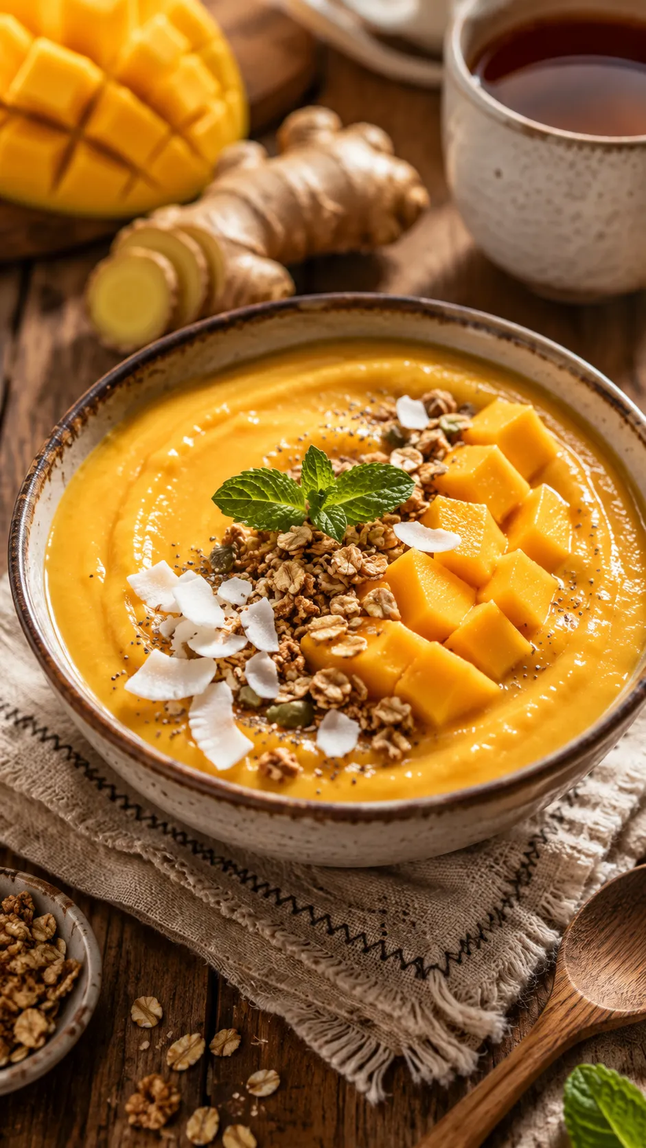 Easy Mango Ginger Smoothie