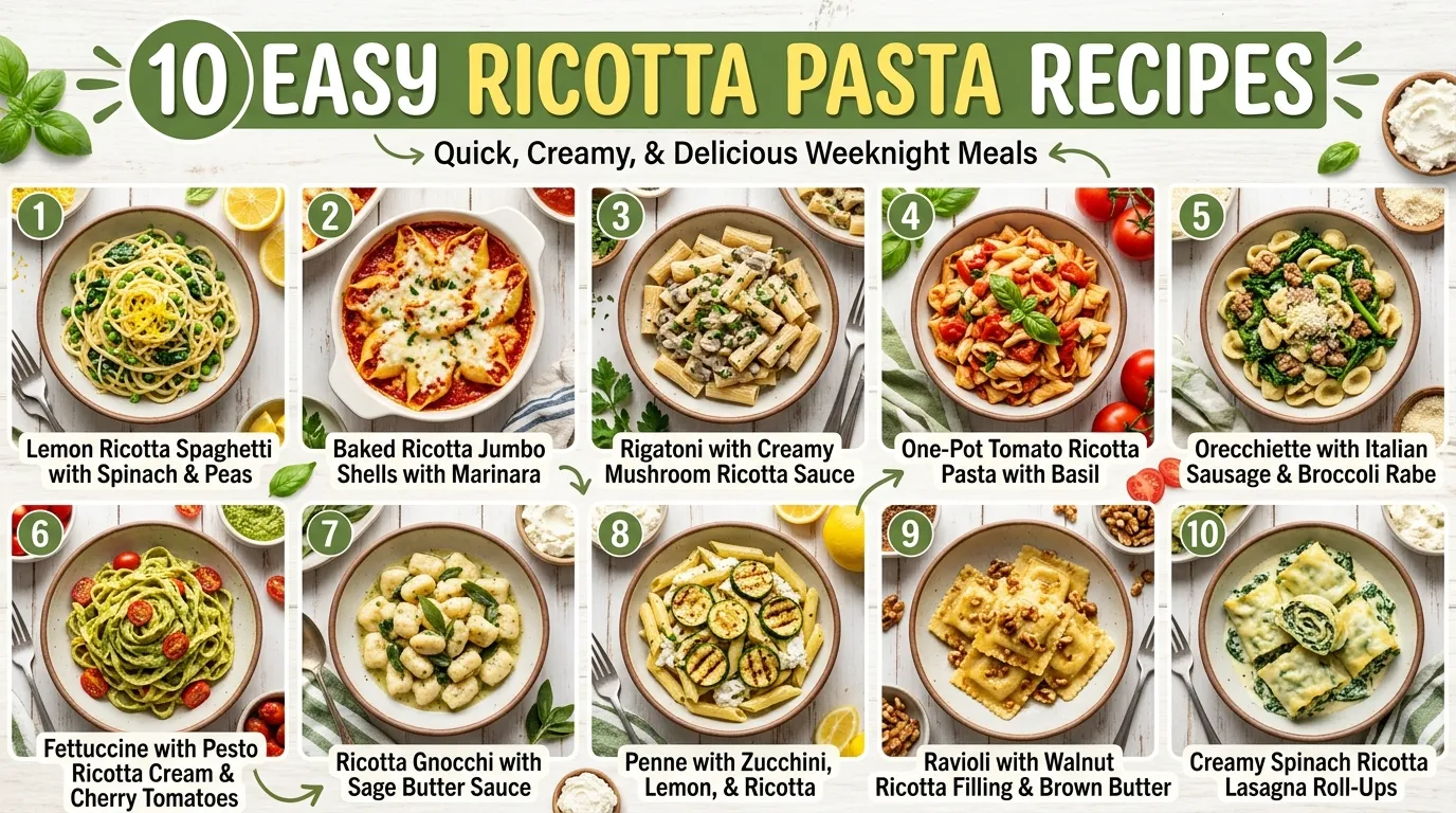 Easy Ricotta Pasta Recipes