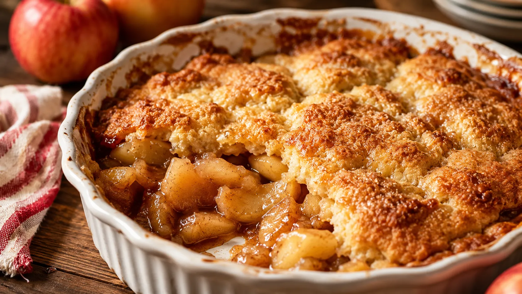 Old-Fashioned Apple Cobbler