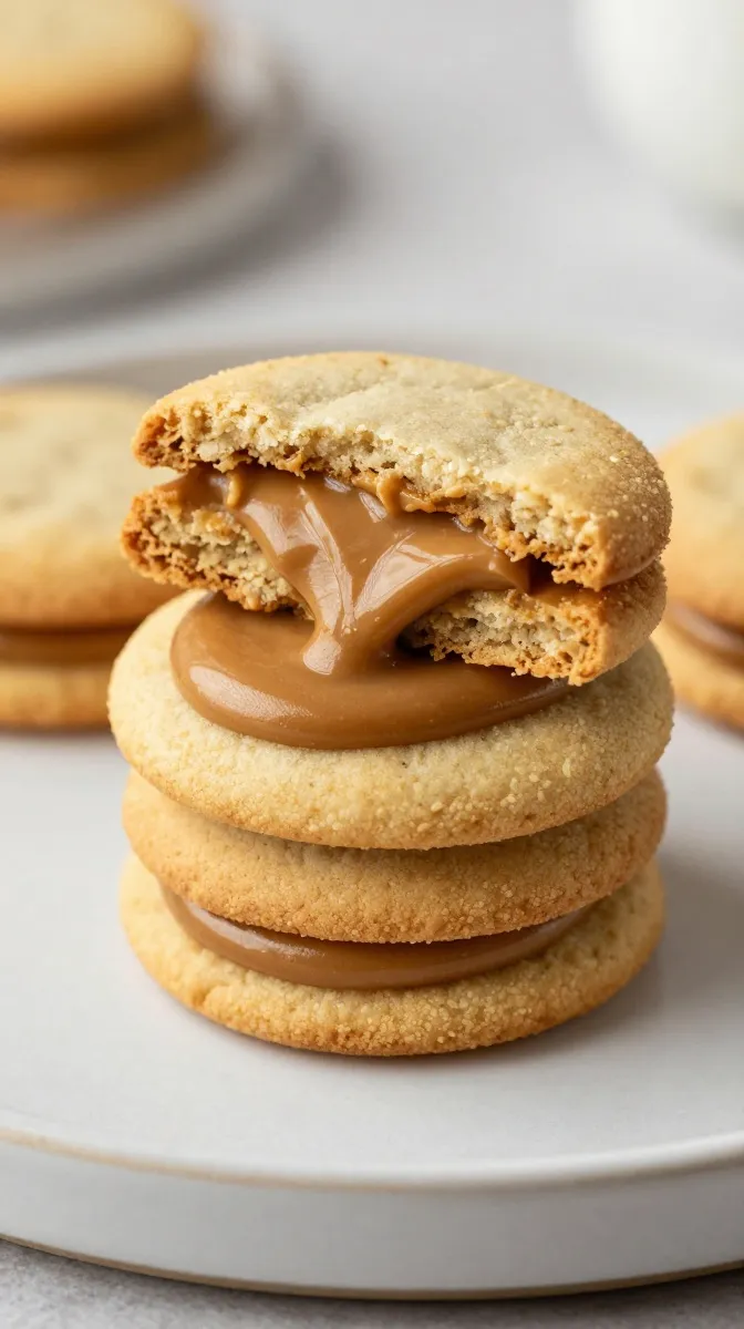 Peanut Butter Stuffed Cookies