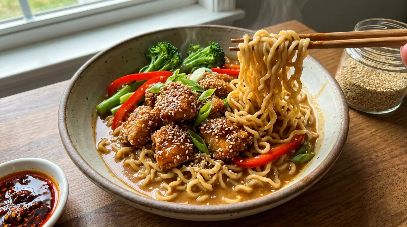 Quick Sesame Chicken Noodles for Busy Nights