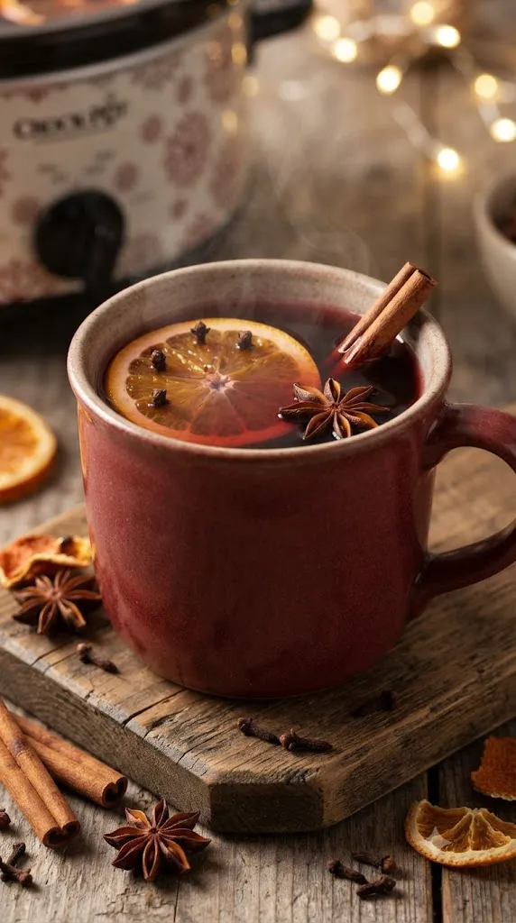 Slow Cooker Spiced Wine