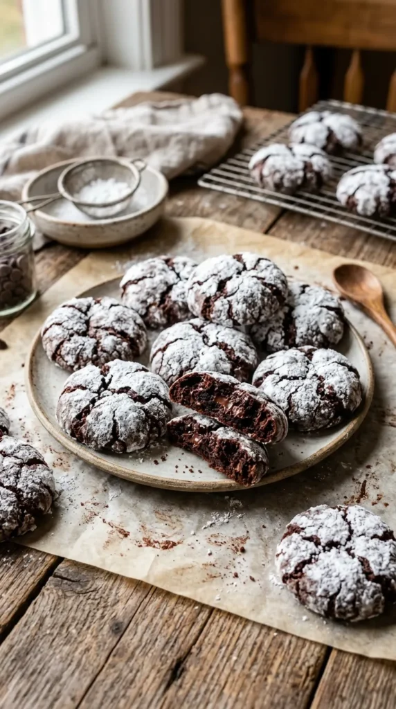 Crinkle cookies recipe