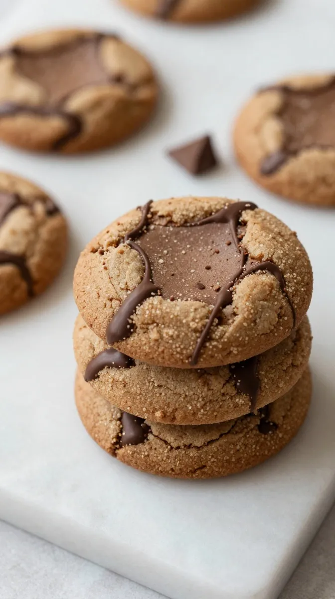 Easy chocolate crinkle cookies