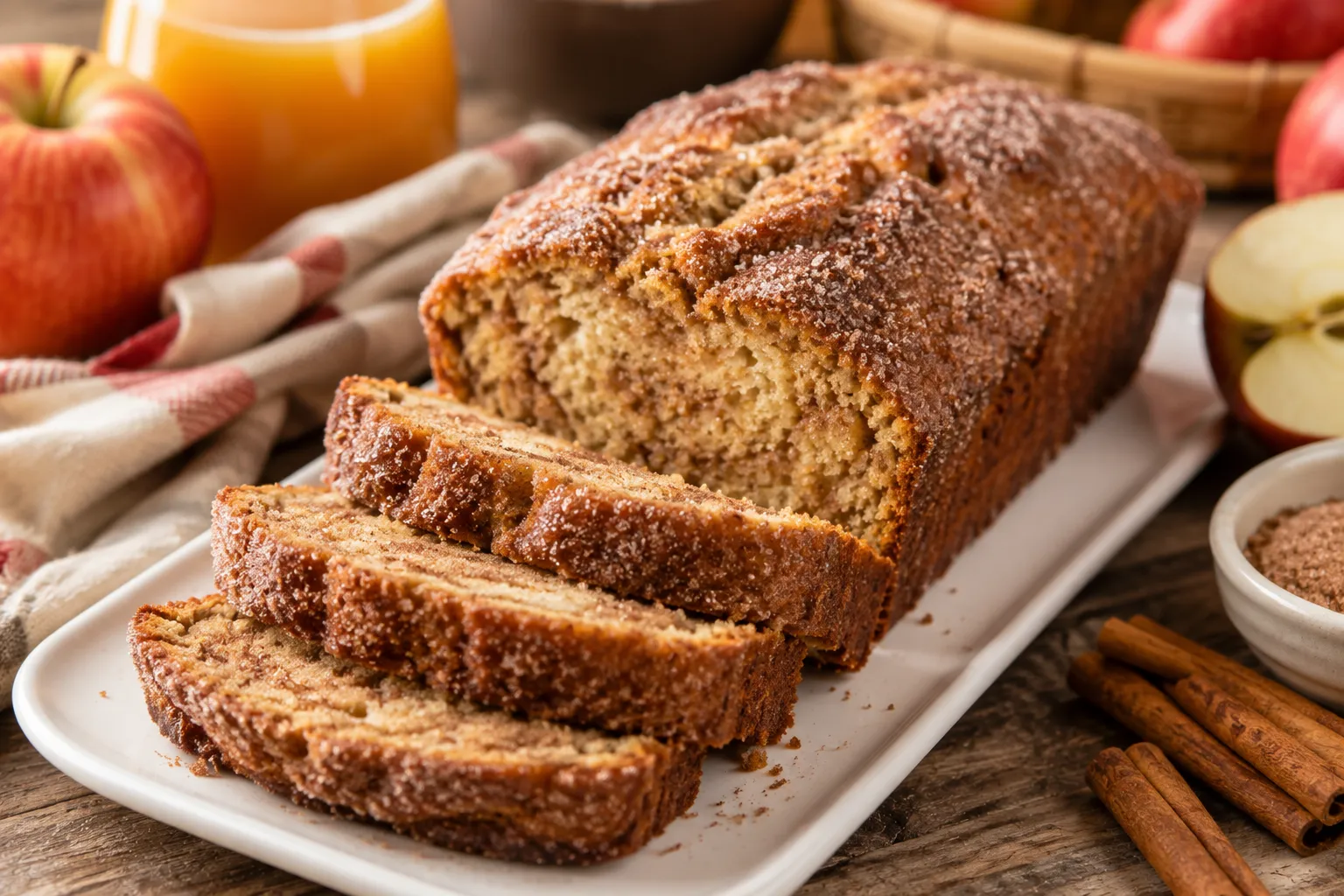 Apple Cider Donut Bread