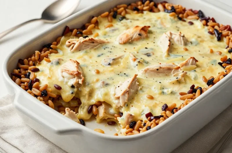 Creamy Chicken and Wild Rice Casserole
