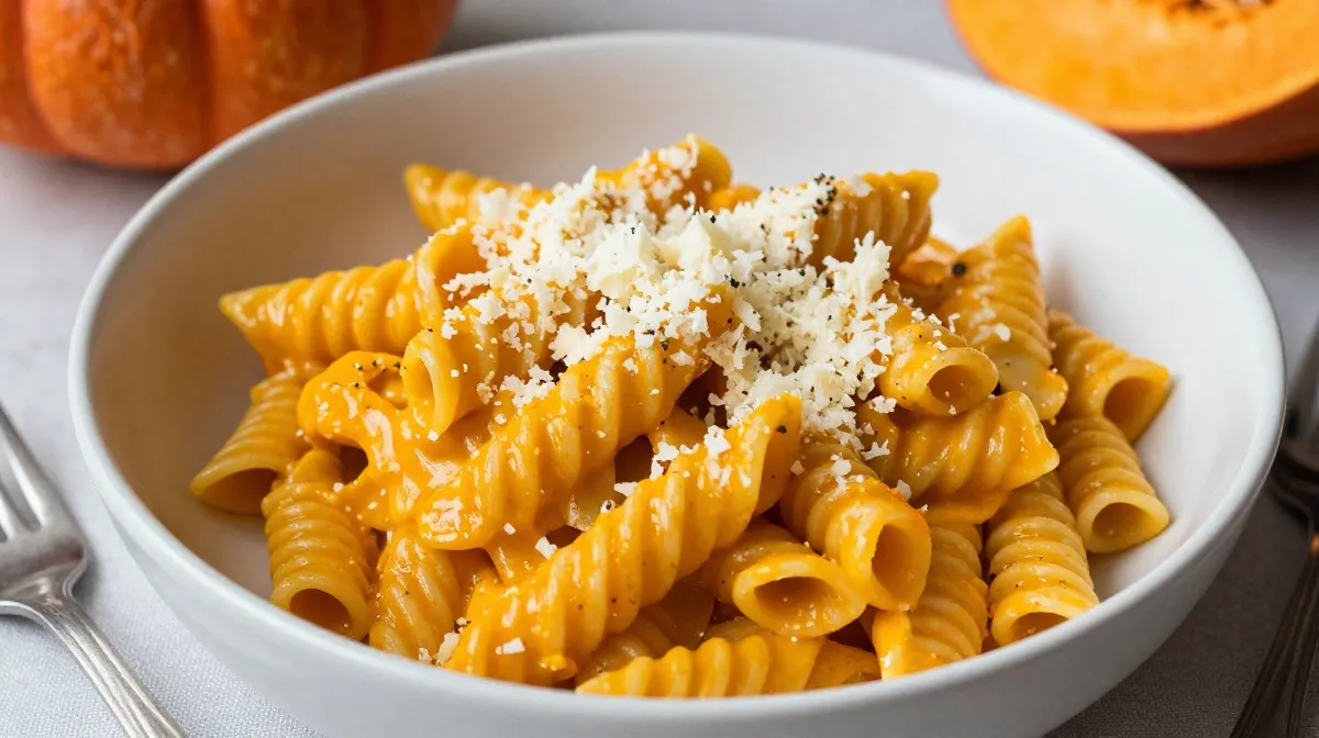 Creamy Pumpkin Pasta with Parmesan