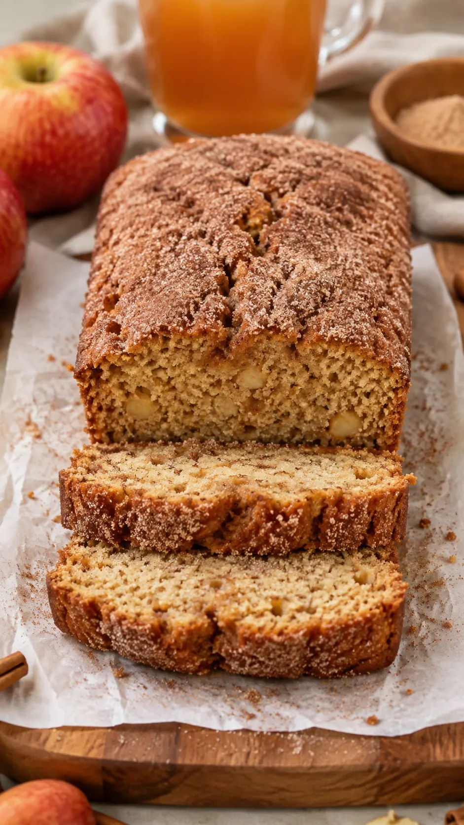 Easy Apple Cider Donut Bread