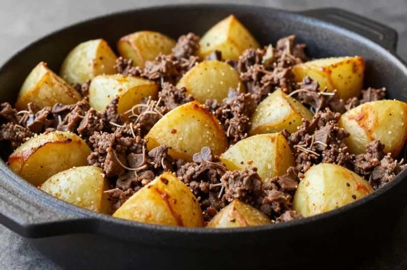 Ground Beef and Potato Casserole