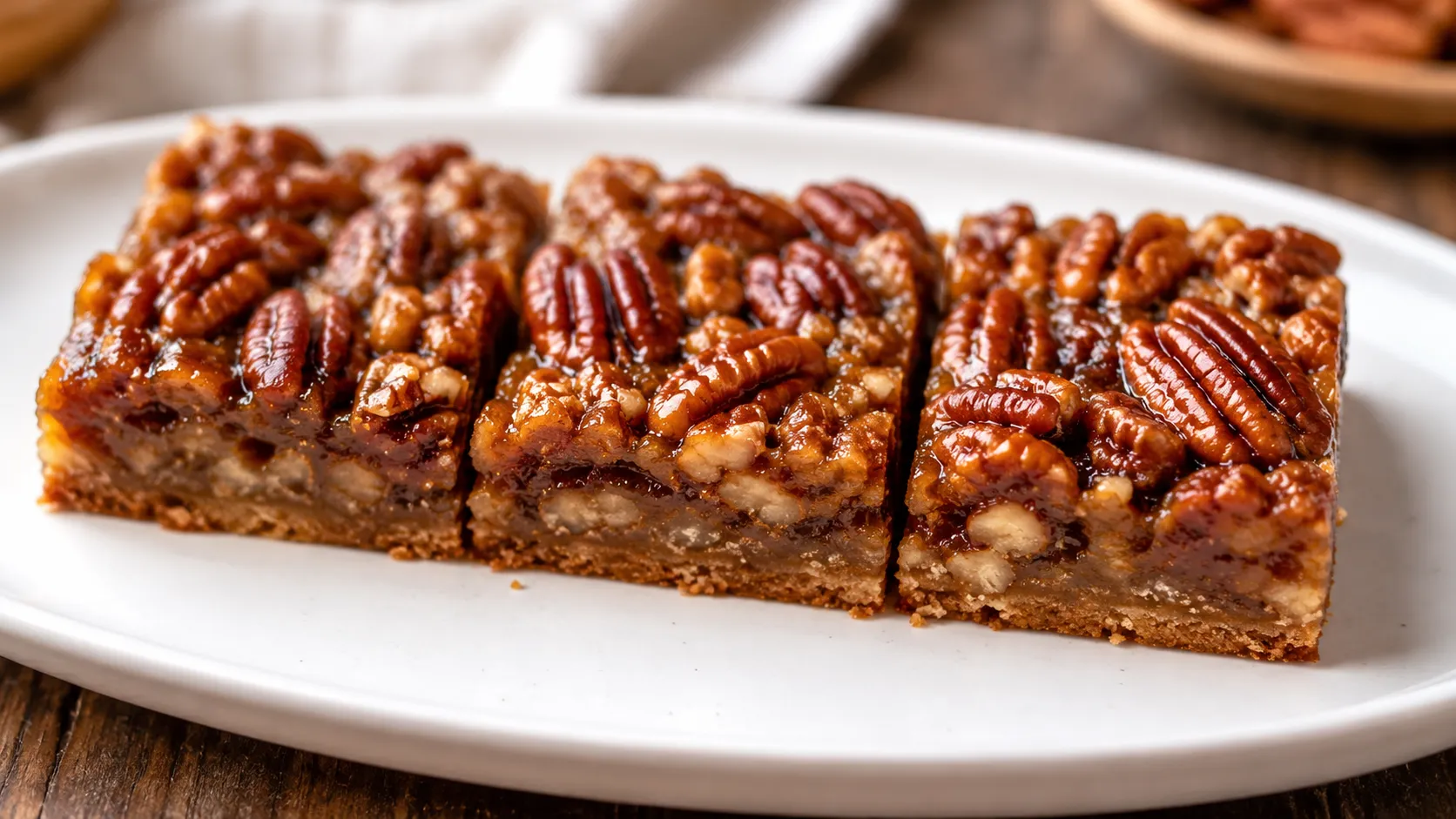 Paleo Pecan Pie Bars