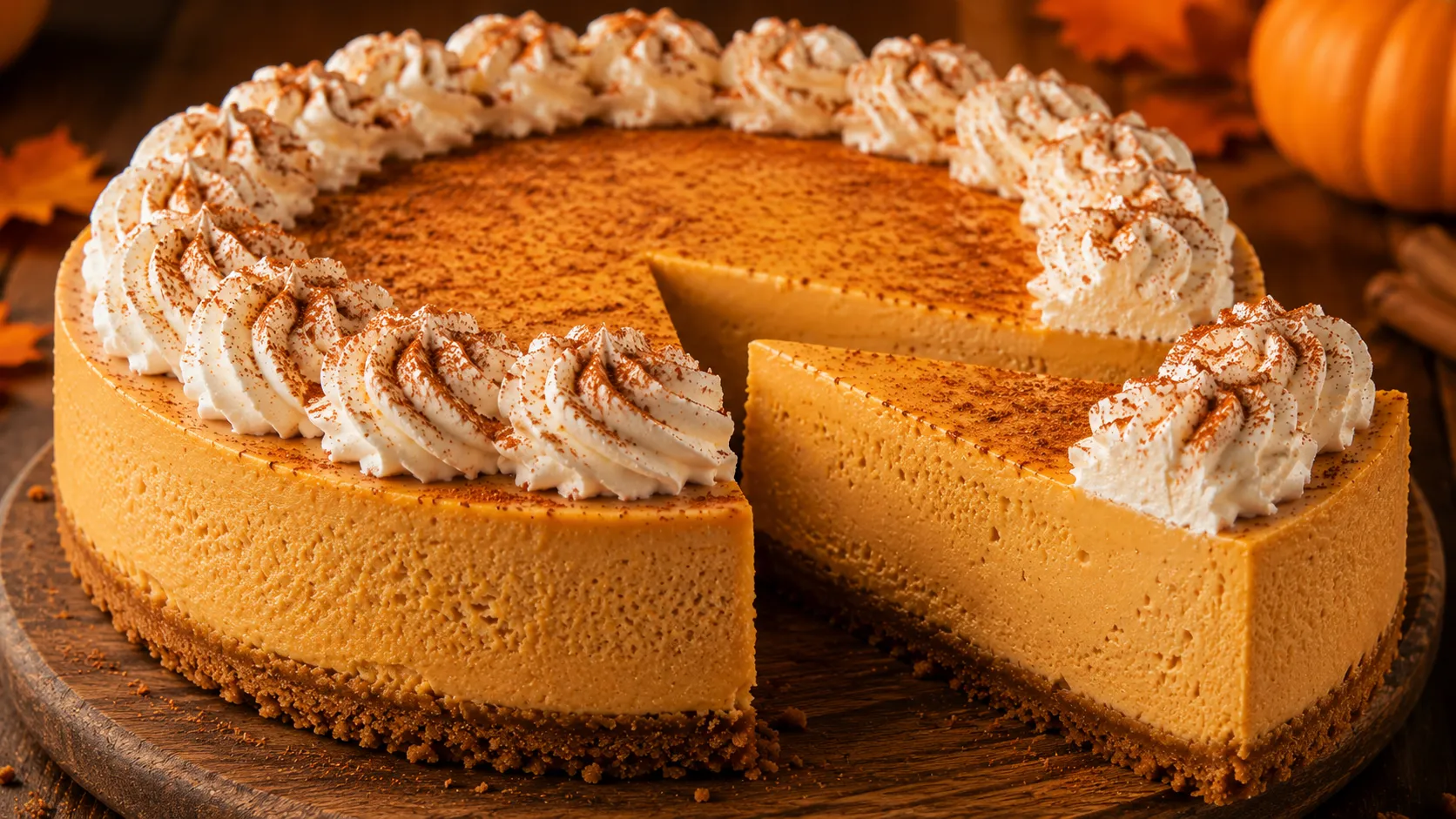 Pumpkin Spice Cheesecake