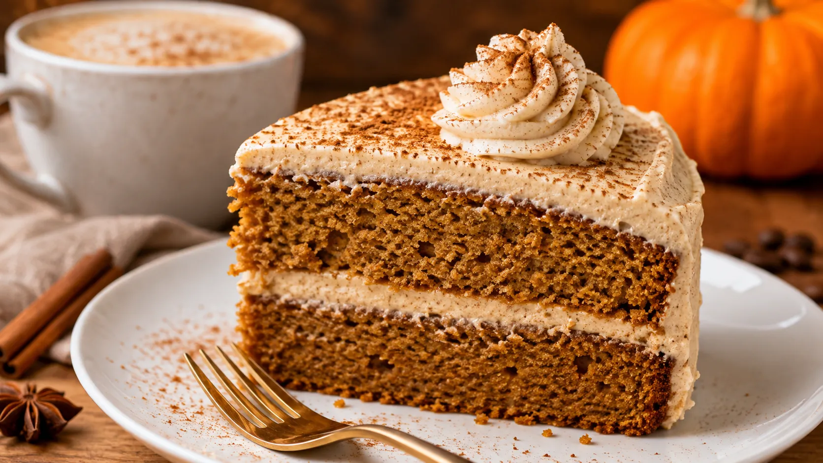 Pumpkin Spice Latte Cake