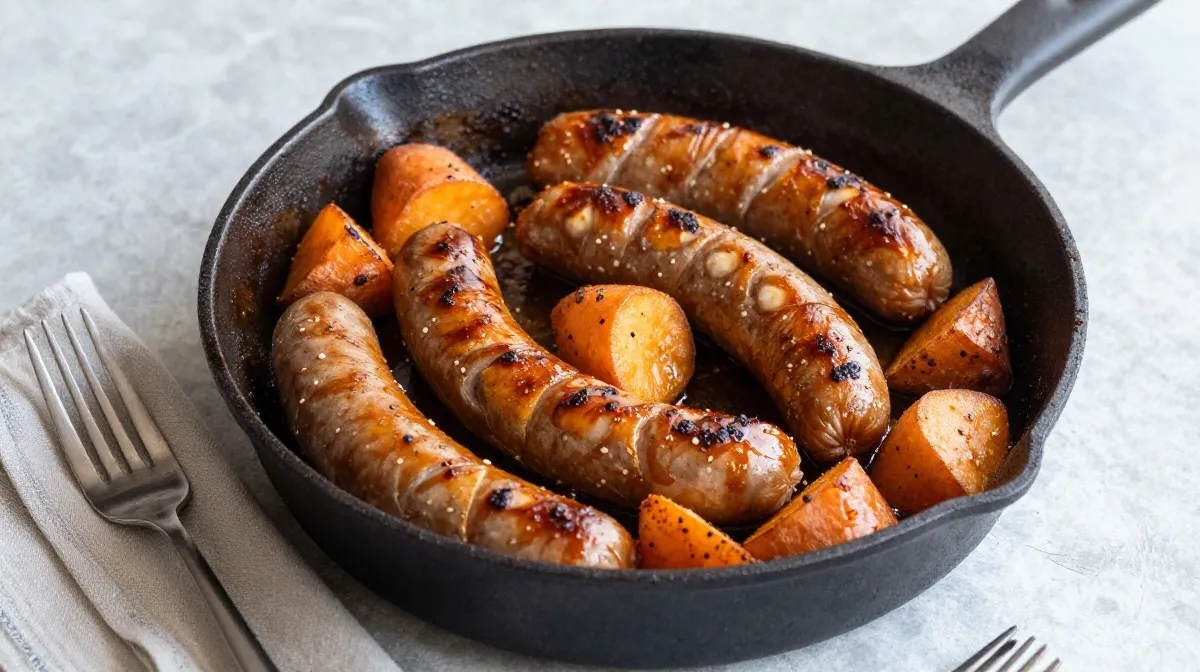 Sausage and Sweet Potato Skillet